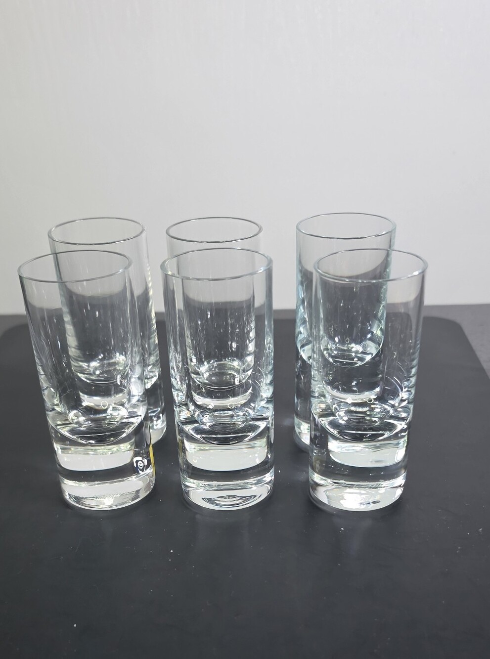 Clear Glass Shot Glasses – Set of 6